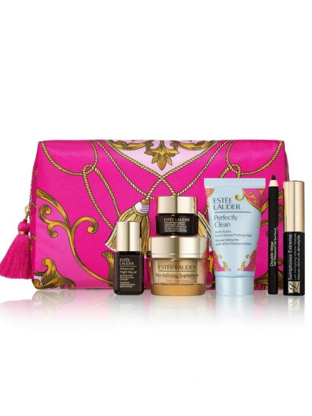 ESTEE LAUDER 7P Revitalizing Supreme+ Face Eye Cream Lipstick Lip Liner $165 NEW